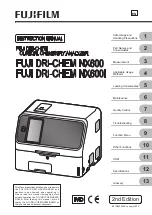 FujiFilm FUJI DRI-CHEM NX600 Instruction Manual preview