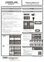 Preview for 3 page of FujiFilm Fujinon FD32x12.5SR4A-CV1 Operation Manual