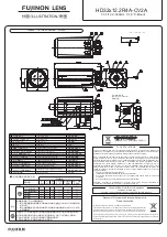 Preview for 4 page of FujiFilm FUJINON LENS CV2A-2R4A.HD32x12 Operation Manual