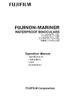 FujiFilm Fujinon-Mariner 7x50WP-XL Operation Manual preview