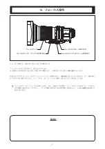 Preview for 11 page of FujiFilm Fujinon UA14X4.5BERD-S6B Operation Manual