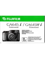 FujiFilm GA645 i Professional Owner'S Manual предпросмотр