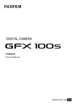 FujiFilm GFX 100S Owner'S Manual preview