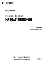 FujiFilm HA18x7.6BEZD-T58 Operation Manual preview