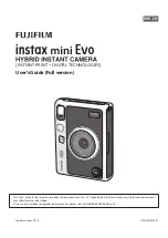 FujiFilm Instax mini Evo User Manual preview