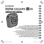 Предварительный просмотр 2 страницы FujiFilm instax SQUARE SQ20 User Manual