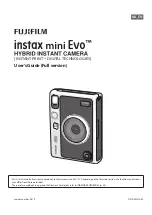 FujiFilm inxtax mini Evo FI019 User Manual preview