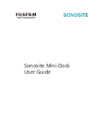 FujiFilm Sonosite Mini-Dock User Manual предпросмотр