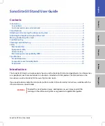 Предварительный просмотр 3 страницы FujiFilm SonoSite SII Stand User Manual