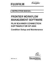 Предварительный просмотр 1 страницы FujiFilm SP-3000 Condition Setup And Maintenance