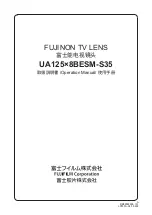 FujiFilm UA125x8BESM-S35 Operating Manual preview