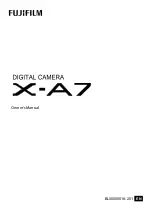 Preview for 1 page of FujiFilm X-A7 Owner'S Manual