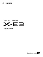 FujiFilm X-E3 Owner'S Manual предпросмотр