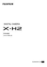 Preview for 1 page of FujiFilm X-H2 Owner'S Manual