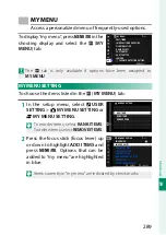 Preview for 313 page of FujiFilm X-H2 Owner'S Manual