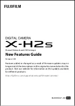 Preview for 1 page of FujiFilm X-H2S Manual