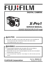 FujiFilm X-Pro1 Service Manual preview