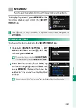 Preview for 261 page of FujiFilm X-Pro3 Owner'S Manual