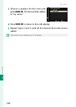 Preview for 262 page of FujiFilm X-Pro3 Owner'S Manual