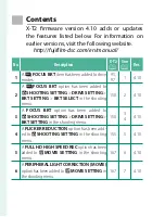 Preview for 2 page of FujiFilm X-T2 New Features Manual