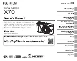 FujiFilm X70 Owner'S Manual предпросмотр