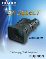 FujiFilm ZA Select ZA17x7.6BRM Specification preview