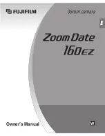 FujiFilm Zoom Date 160ez Owner'S Manual preview