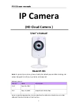 Fujikam FI-321 User Manual preview