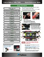 Preview for 1 page of Fujikura 70R+ Quick Reference Manual