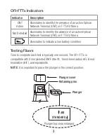 Preview for 3 page of Fujikura AFL OFI-FTT Series Quick Reference Manual