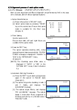 Preview for 30 page of Fujikura FSM-20PMII Instruction Manual