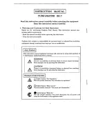 Fujikura SH-7 Instruction Manual предпросмотр