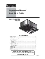 Fujioh BUF-0 Operation Manual preview