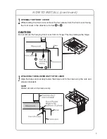 Предварительный просмотр 9 страницы Fujioh BUF-01M Installation Manual