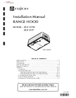 Fujioh BUF-07P Installation Manual preview