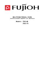 Предварительный просмотр 1 страницы Fujioh FBO-68 Instruction Booklet