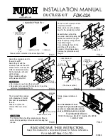 Fujioh FDK-02A Installation Manual preview