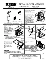 Fujioh FDK-03A Installation Manual preview