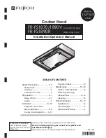 Preview for 1 page of Fujioh FR-FS1870V Installation & Operation Manual