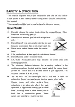 Preview for 3 page of Fujioh FR-HT2190V Operating & Installation Manual