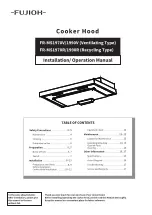 Preview for 1 page of Fujioh FR-MS1970R/1990R Installation & Operation Manual