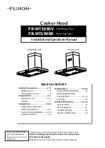 Fujioh FR-MT1990R Installation & Operation Manual предпросмотр