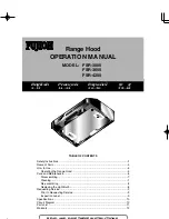 Preview for 1 page of Fujioh FSR-3000 Operation Manual