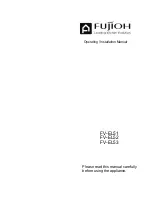 Preview for 1 page of Fujioh FV-EL51 Operating & Installation Manual