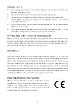 Preview for 6 page of Fujioh FV-EL61 Operating & Installation Manual