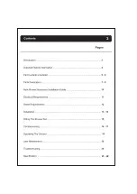 Preview for 2 page of Fujioh FZ-WH5038D Operating & Installation Manual