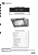 Preview for 1 page of Fujioh MF-1100V Operation Manual