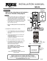 Preview for 1 page of Fujioh WS06 Installation Manual