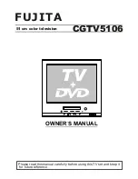 Fujita CGTV5106 Owner'S Manual preview