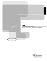 Preview for 1 page of Fujitsu Siemens Computers 19P2 Operating Manual